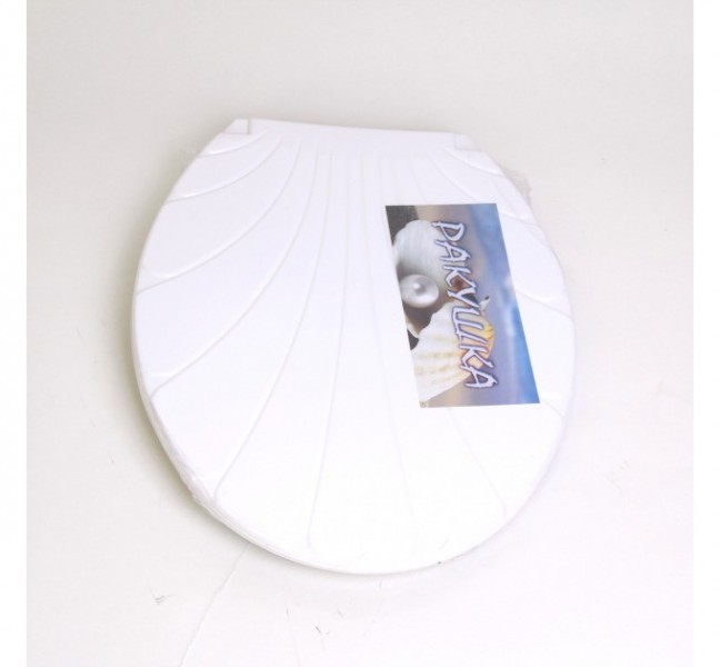 

Сидение Крышка для унитаза ракушка Plast белая (IR01246)