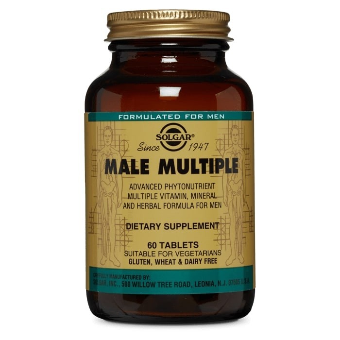 

Витамины для мужчин Solgar Male Multiple 60 таблеток