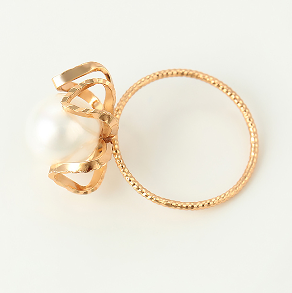 

Кольцо Xuping 15475 искусственные жемчужины позолота 18K20