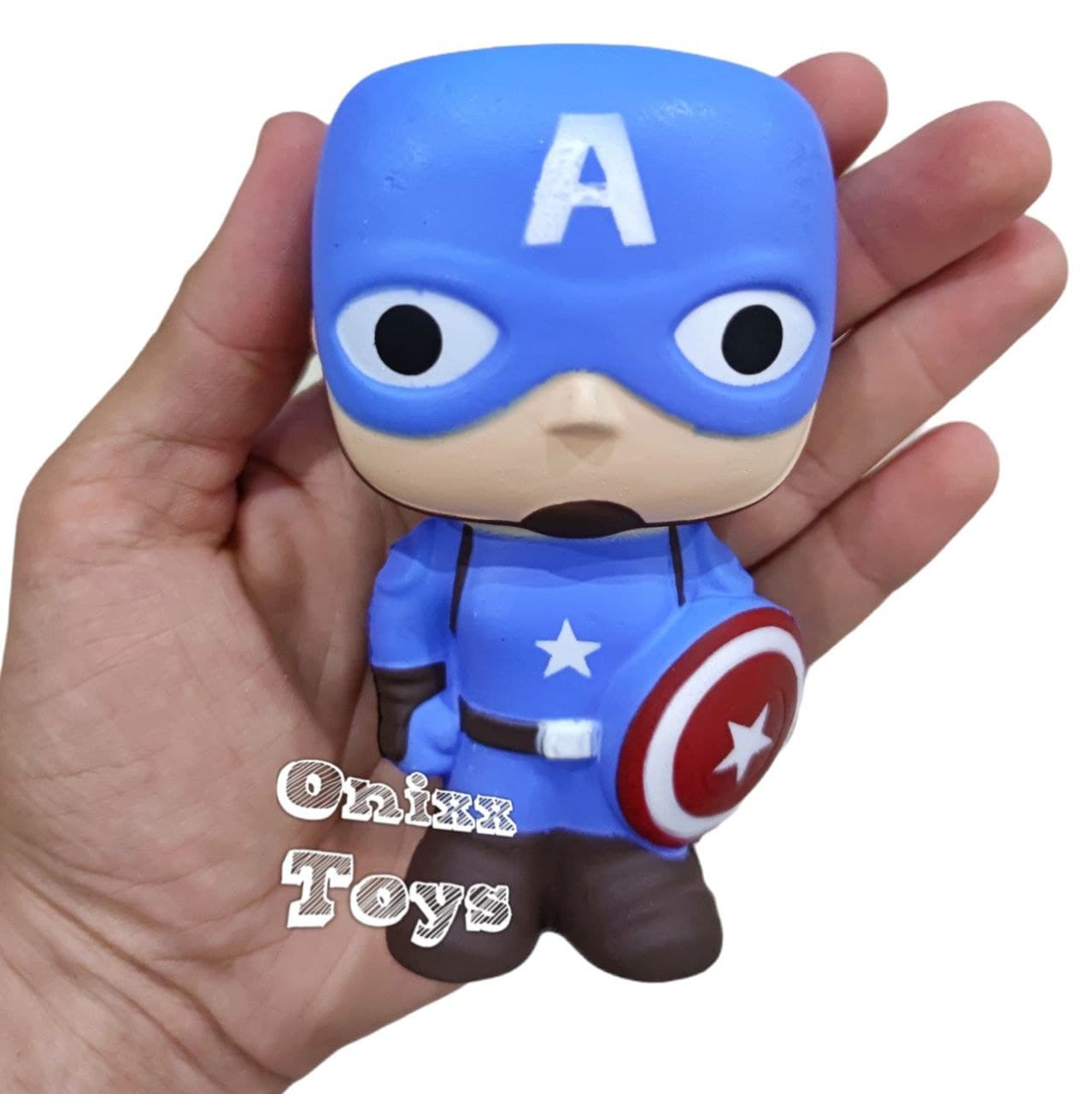 

Сквиш Pop It Капитан Америка супергерой Comics Squishy игрушка-антистресс S142.36.82