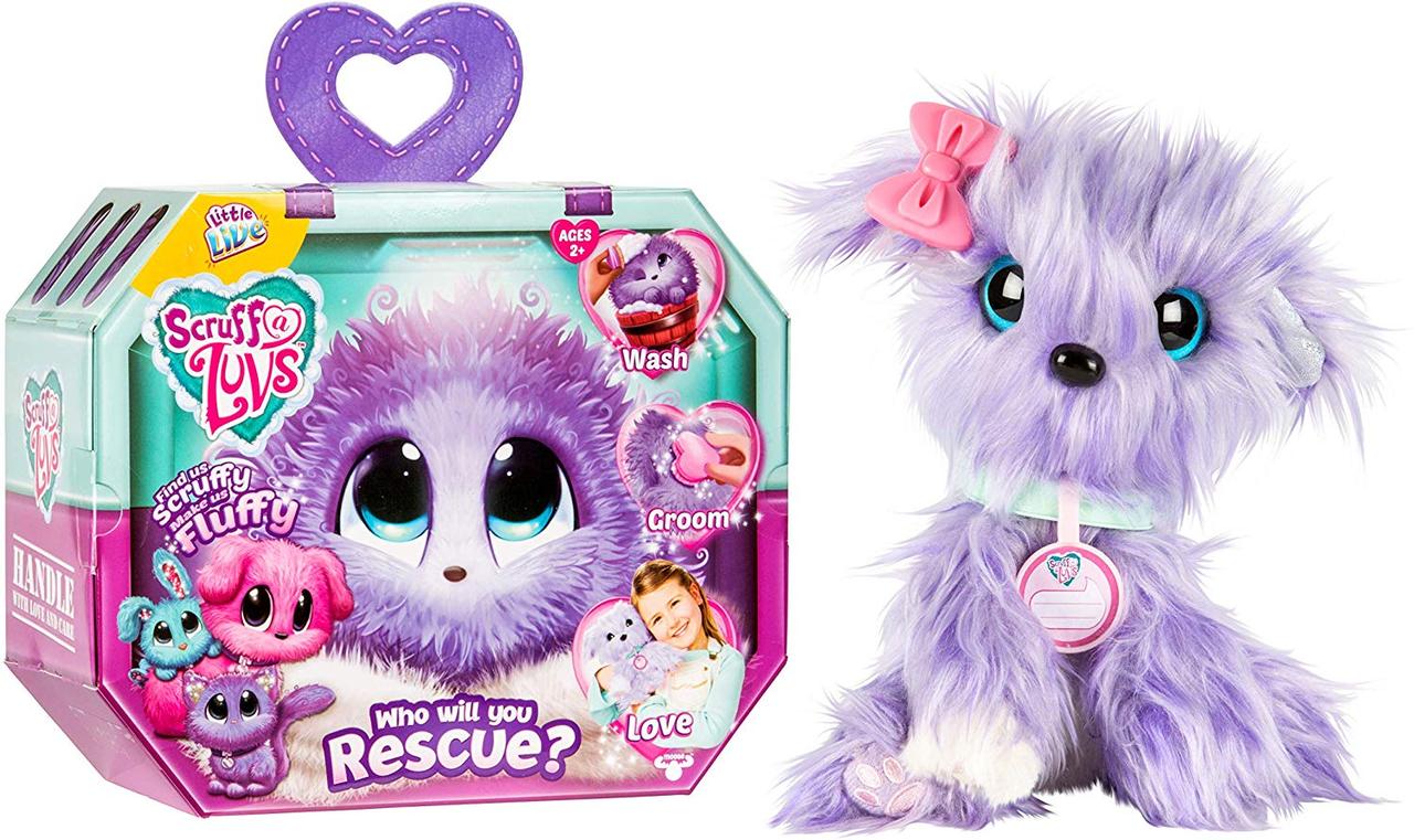 

Пушистик потеряшка Huada Toys BL205-014, в коробке, ошейник, расческа, заколка