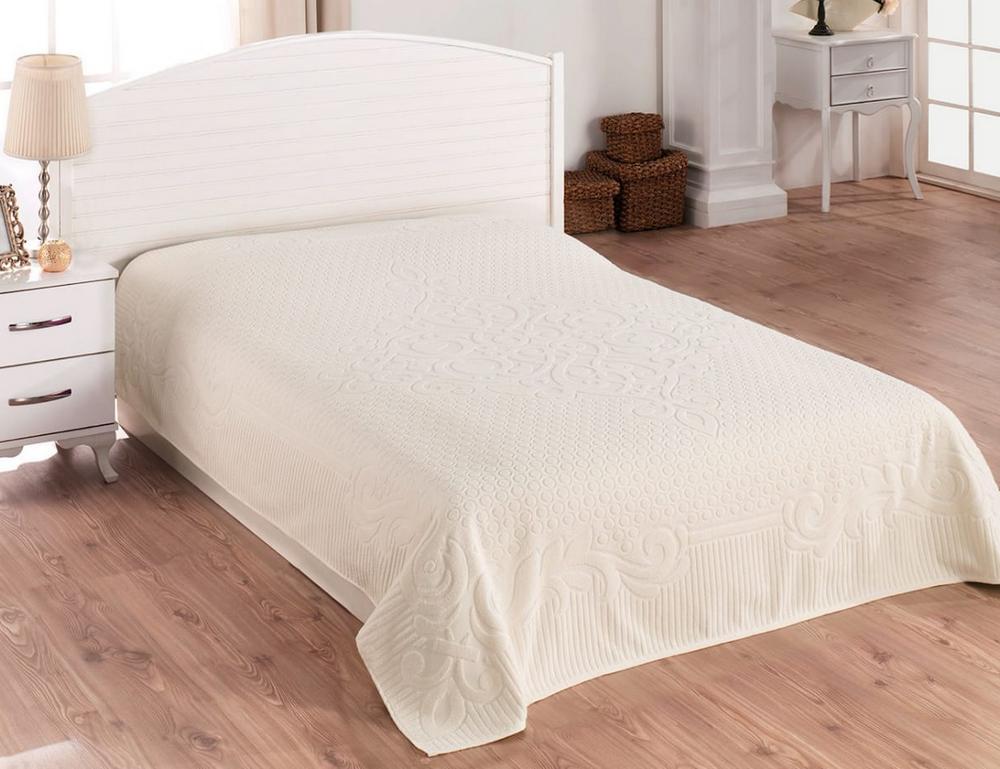 

Простынь махровая Gulcan Krem 190х220