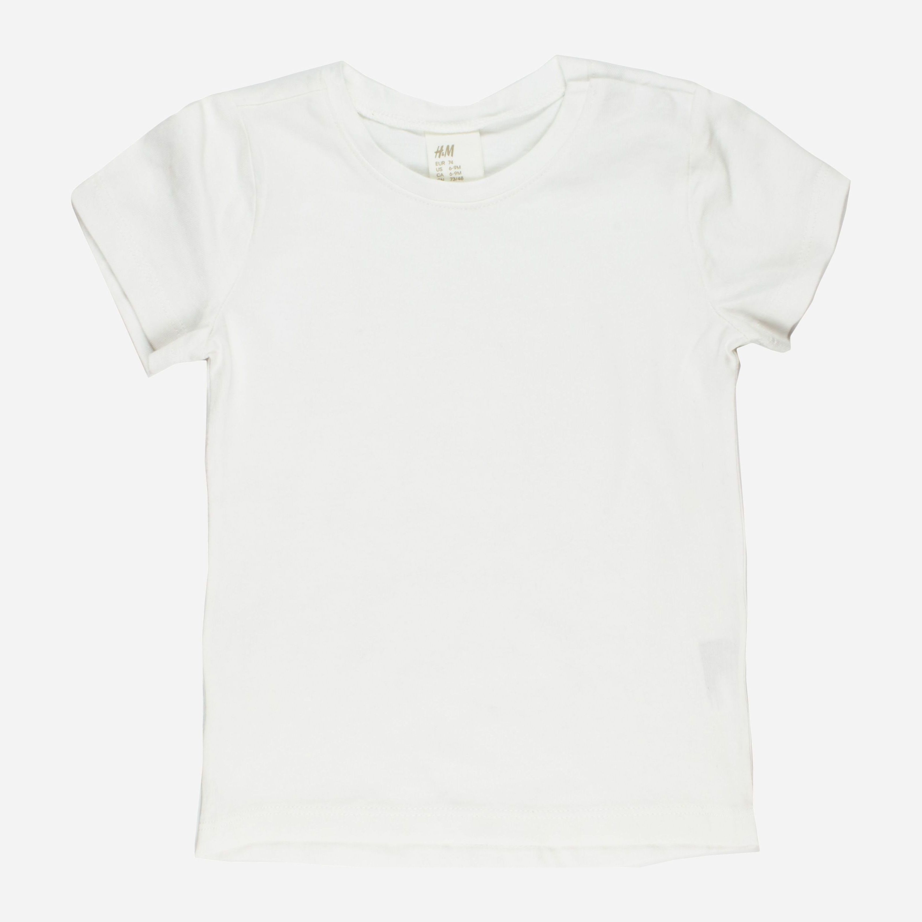

Футболка H&M 0703063 74 см Белая