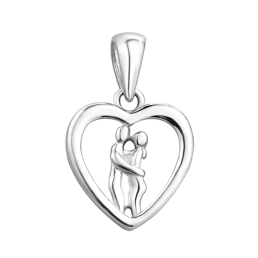 

Серебряная подвеска-сердце 000113844