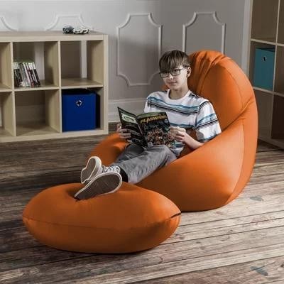 

Комплект мебели Уют Спорт Nimbus кресло и пуф оранжевый (410-10)