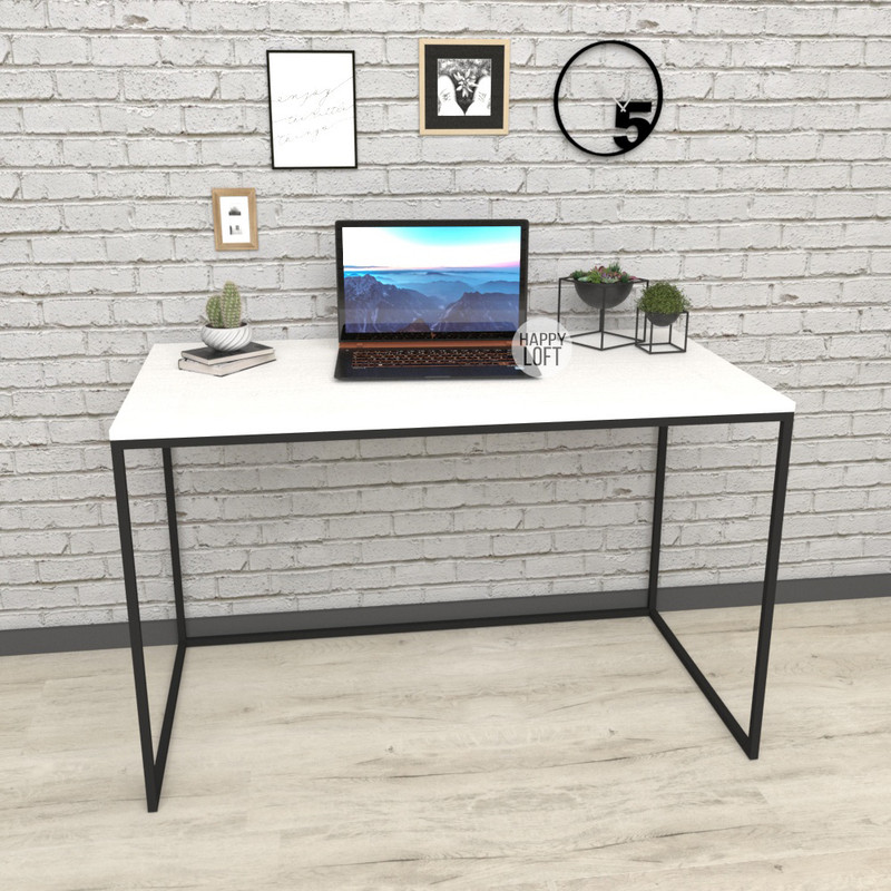 

Компьютерный стол LoftMLT S114 70x100x60 ЛДСП Белый Элит 16мм
