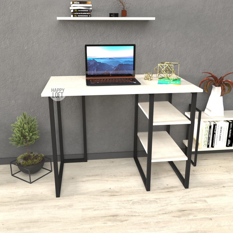 

Компьютерный стол LoftMLT S105 75x120x60 ЛДСП Дуб Шамони Светлый 16мм