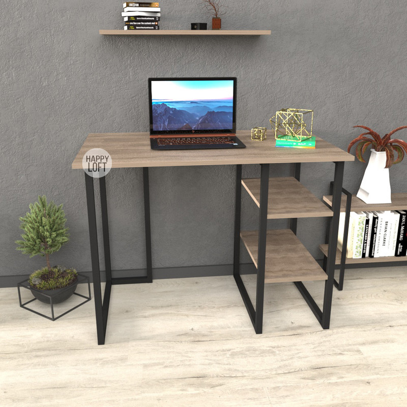 

Компьютерный стол LoftMLT S105 75x120x60 ЛДСП Дуб Сонома Трюфель 16мм