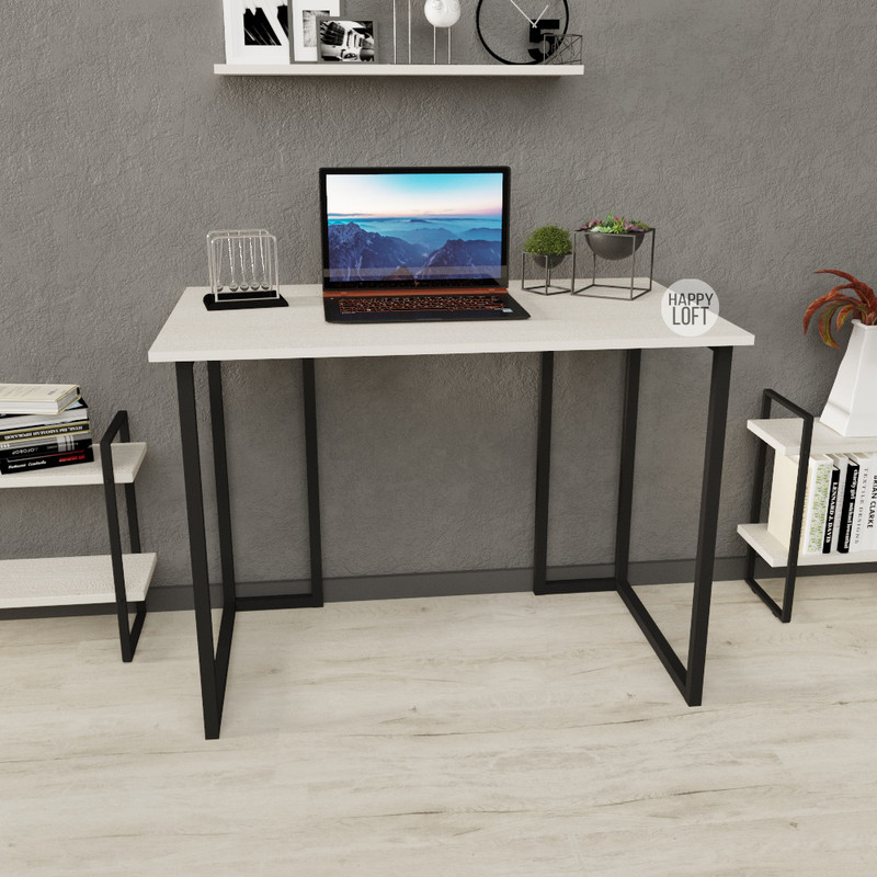 

Компьютерный стол LoftMLT S106 75x120x60 ЛДСП Дуб Шамони Светлый 16мм