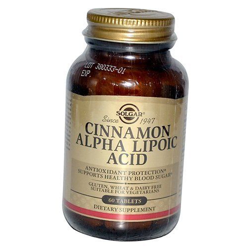 

Cinnamon Alpha Lipoic Acid Solgar 60таб (70313026)