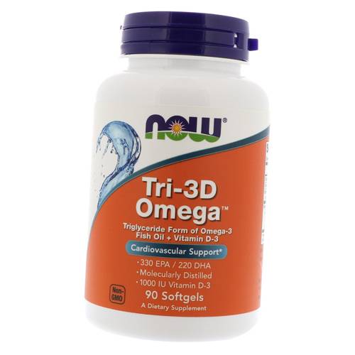 

Tri-3D Omega Now Foods 90гелкапс (67128017)