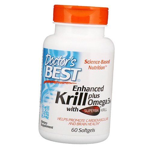

Enhanced Krill Plus Omega3s Doctor's Best 60гелкапс (67327002)