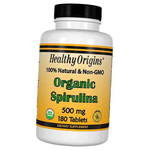 

Organic Spirulina 500 Healthy Origins 180таб (71354003)