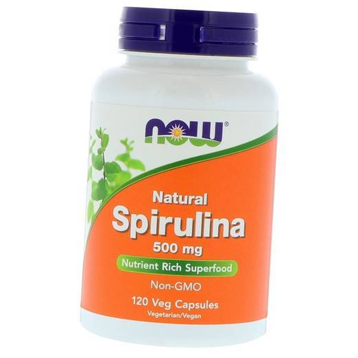 

Спирулина, Spirulina Caps, Now Foods 120вегкапс (71128075)