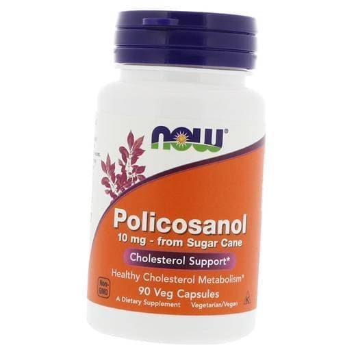 

Поликозанол, Policosanol 10, Now Foods 90вегкапс (72128050)
