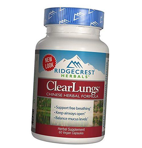 

Clear Lungs Chinese Ridgecrest Herbals 60вегкапс (71390008)