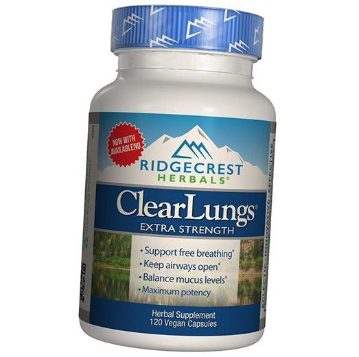 

Clear Lungs Extra Ridgecrest Herbals 120вегкапс (71390009)