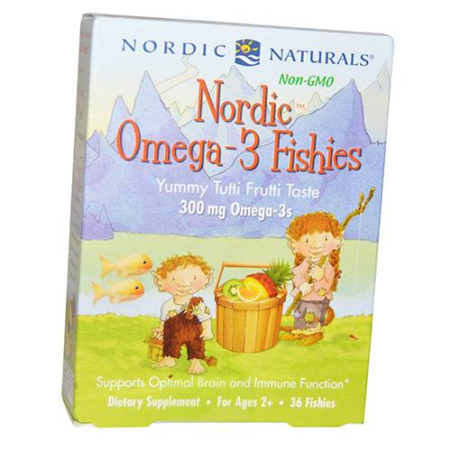 

Nordic Omega-3 Fishies Nordic Naturals 36гелкапс Тутти фрутти (67352013)