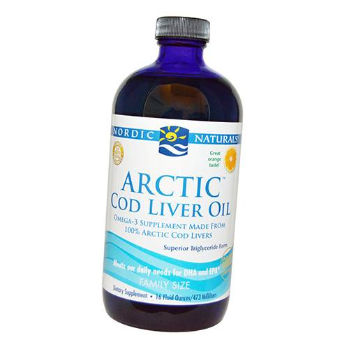

Arctic Cod Liver Oil Nordic Naturals 473мл Апельсин (67352001)
