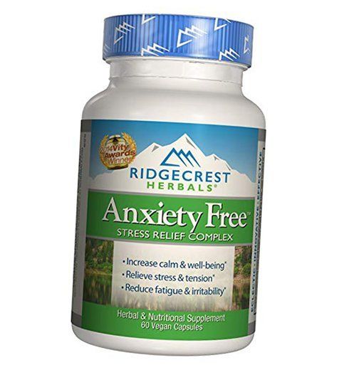 

Anxiety Free Ridgecrest Herbals 60вегкапс (71390017)