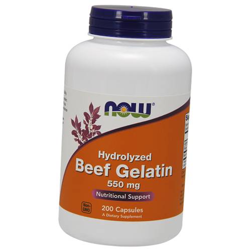 

Beef Gelatin 550 Now Foods 200капс (68128006)