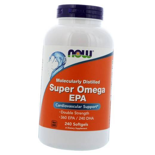 

Super Omega EPA Now Foods 240гелкапс (67128011)
