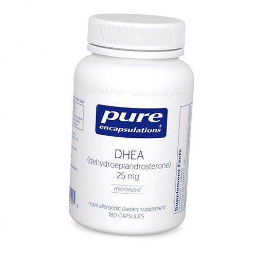 

ДГЭА, Дегидроэпиандростерон, DHEA 25, Pure Encapsulations 180капс (72361014)