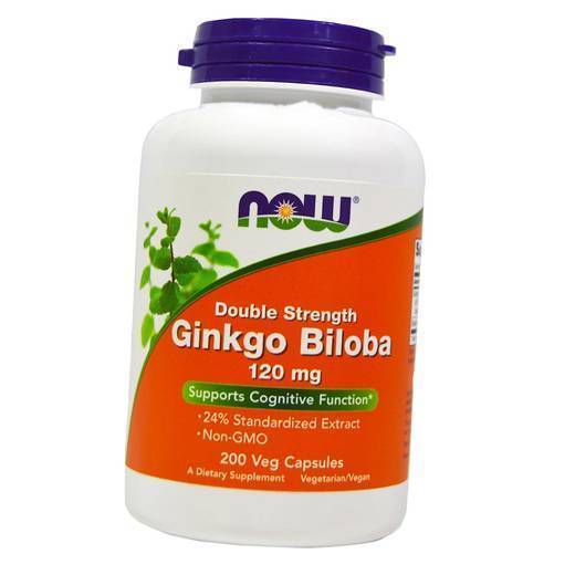 

Экстракт Гинкго Билоба, Ginkgo Biloba 120, Now Foods 200вегкапс (71128008)