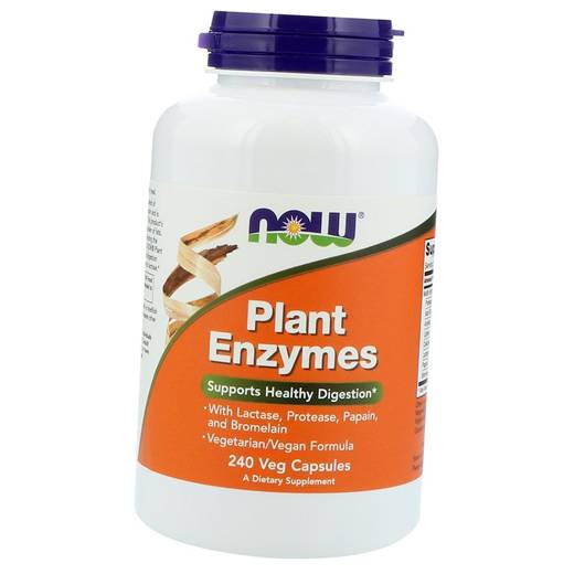 

Фермент для пищеварения, Plant Enzymes, Now Foods 240вегкапс (69128014)