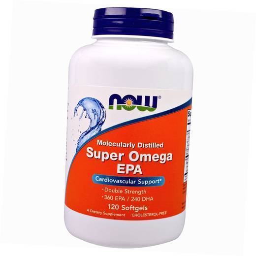 

Super Omega EPA Now Foods 120гелкапс (67128011)