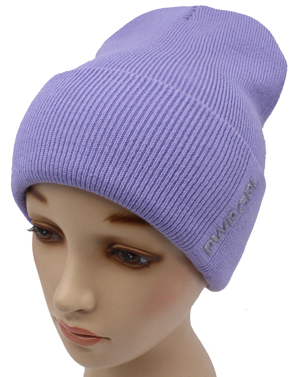 

Женская шапка колпак Герл цвет светло-фиолетовый