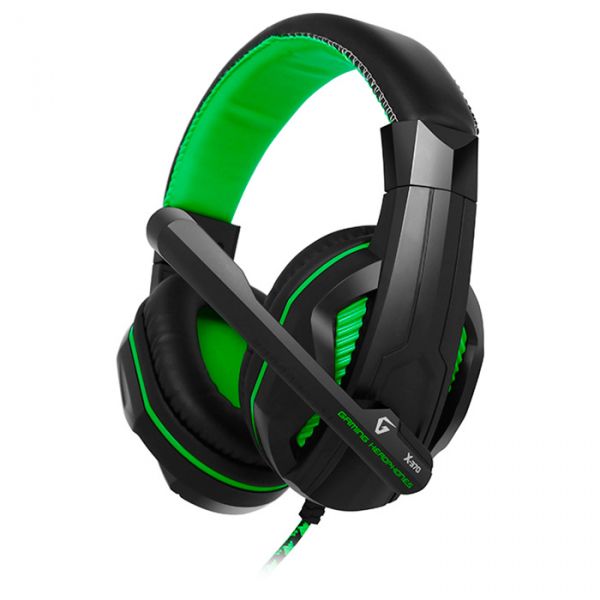 

Наушники Gemix x-370 black-green