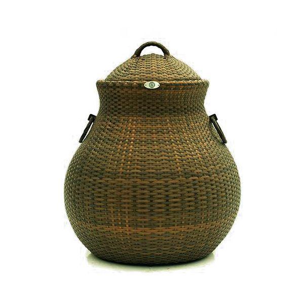 

Ротанговая корзина для хранения с крышкой Elysse Red Pulut