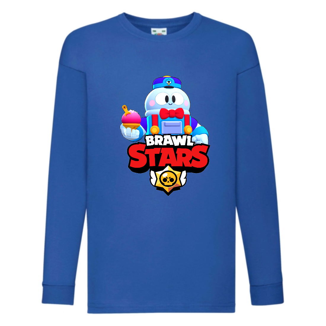 

Лонгслив реглан Brawl Stars Lou (Бравл Старс Лу) синяя (BRST blu) 104 см
