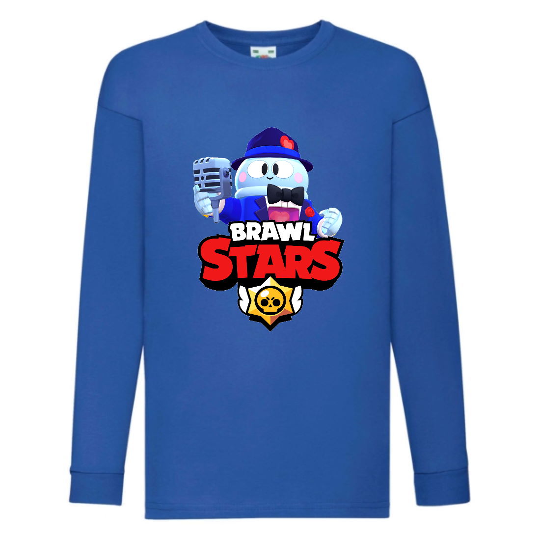 

Лонгслив реглан Brawl Stars Lou Singer (Бравл Старс Лу Певец) синяя (BRST blu) 104 см