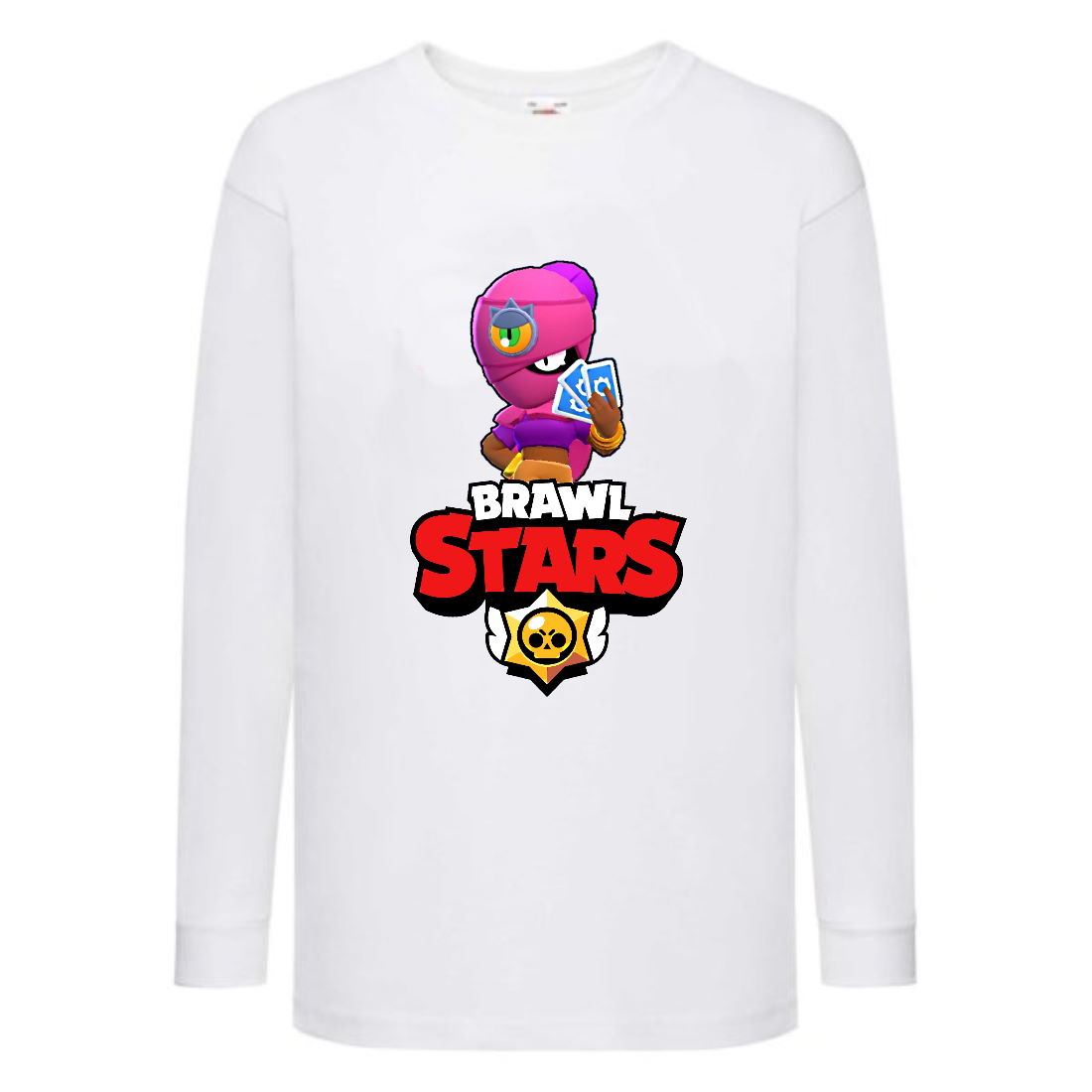 

Лонгслив реглан Brawl Stars Tara (Бравл Старс Тара) белая (BRST wh) 164 см