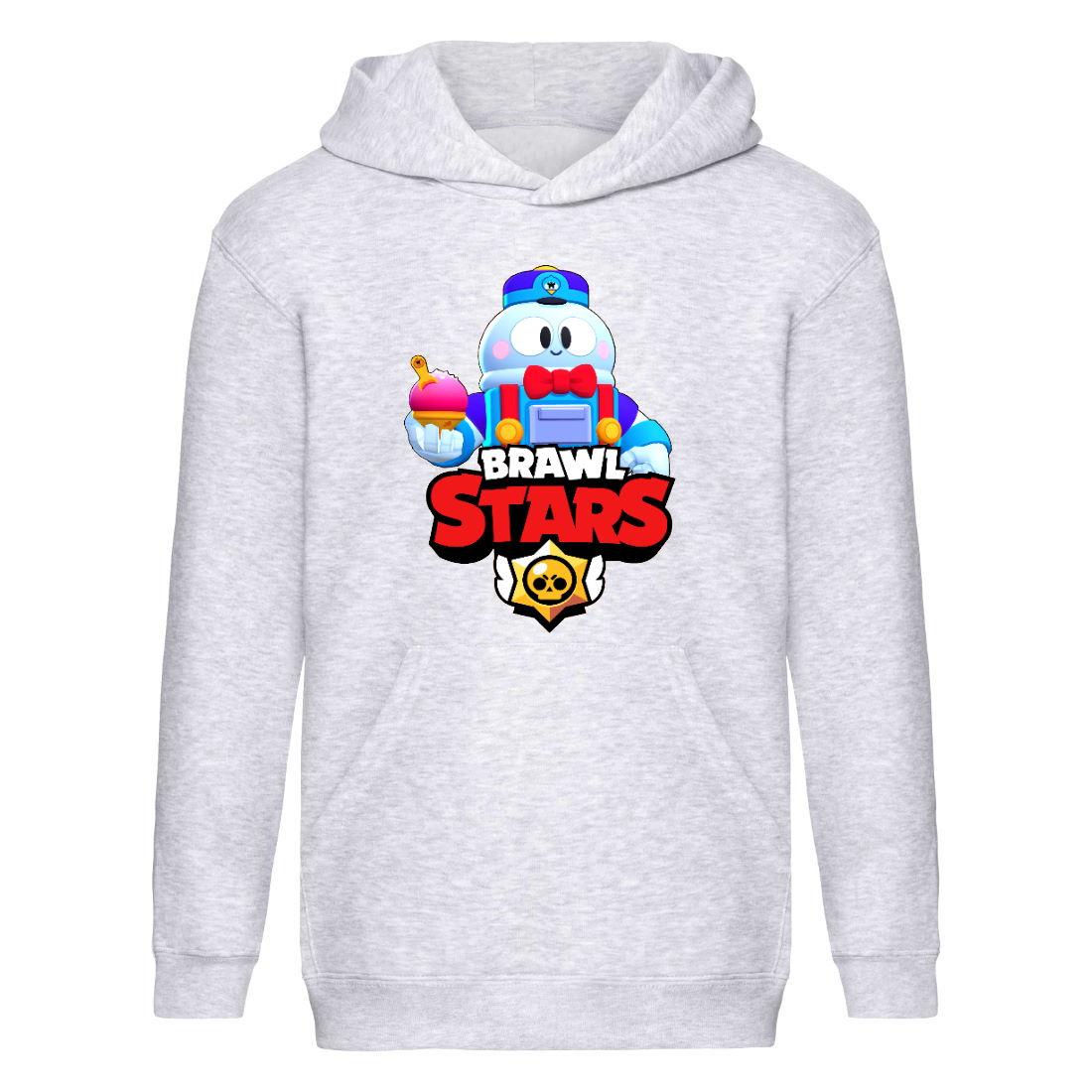 

Худи детская Brawl Stars Lou (Бравл Старс Лу) серая (BRS gry) 128 см