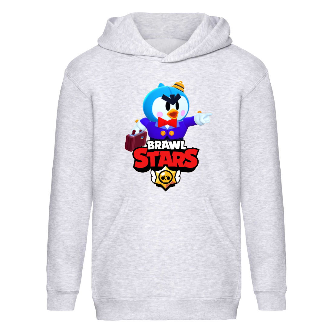 

Худи детская Brawl Stars Mr.P. (Бравл Старс Мистер П) серая (BRS gry) 152 см