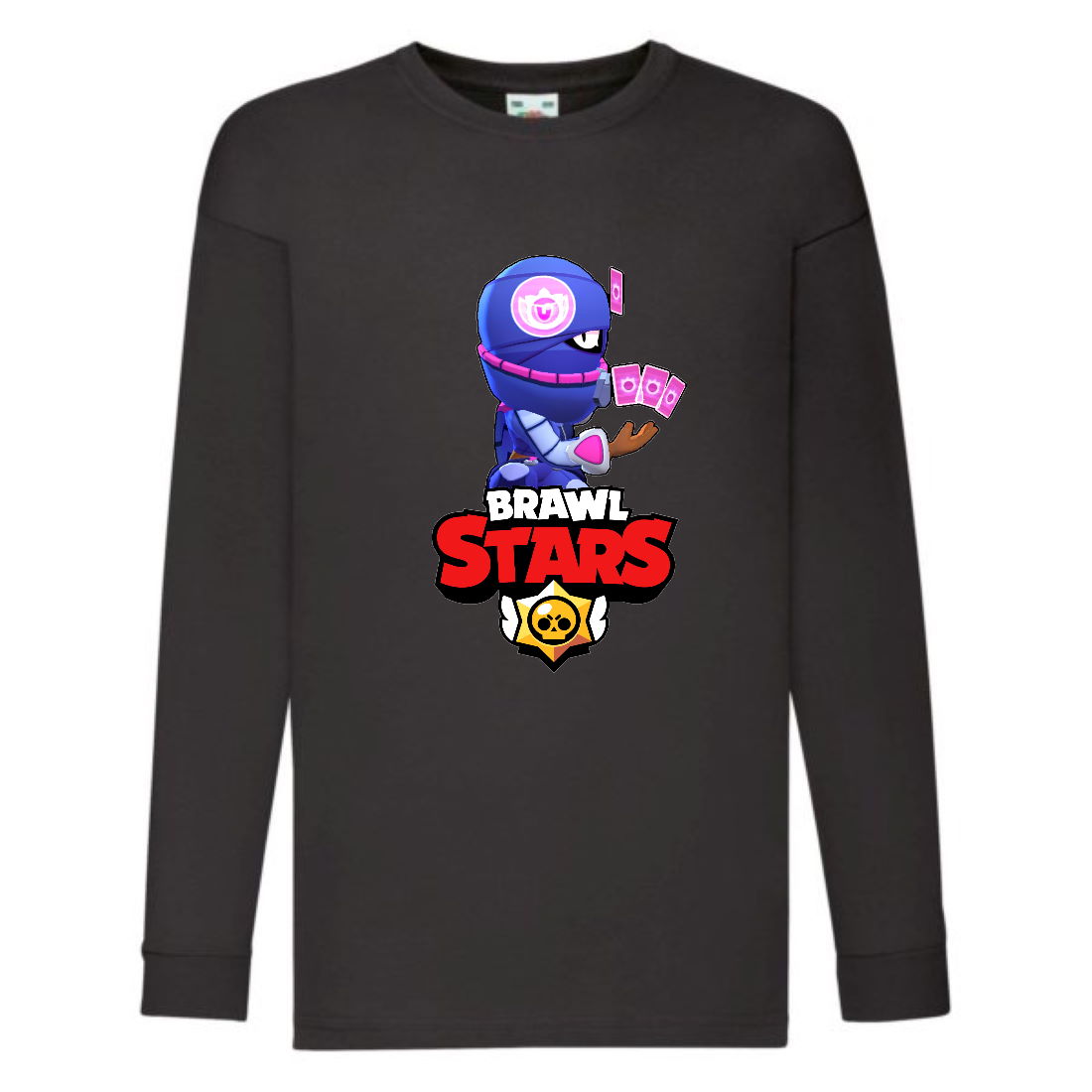 

Лонгслив реглан Brawl Stars Tara Ninja (Бравл Старс Тара Ниндзя) черная (BRST blc) 140 см
