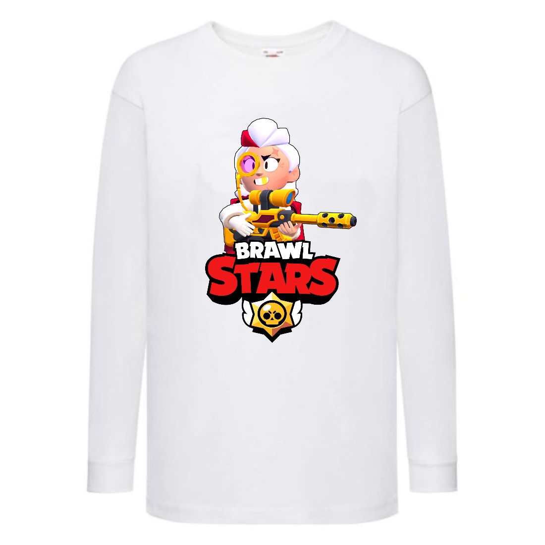 

Лонгслив реглан Brawl Stars Belle Gold (Бравл Старс Бэлль Золотая) белая (BRST wh) 104 см