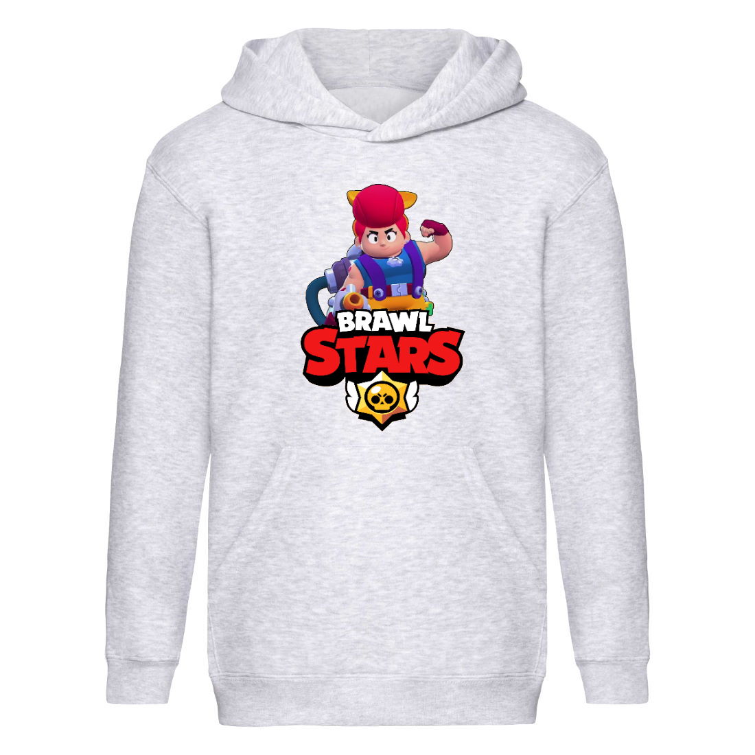 

Худи детская Brawl Stars Pam (Бравл Старс Пэм) серая (BRS gry) 128 см