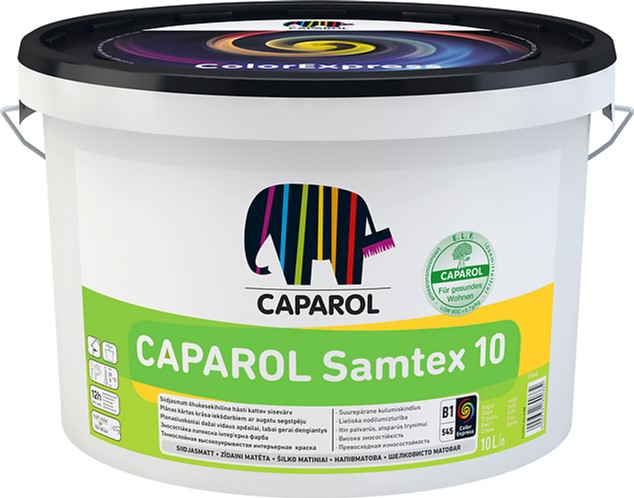 

Краска Caparol Samtex 10 E.L.F. B1 2.5 л Белая (969406)