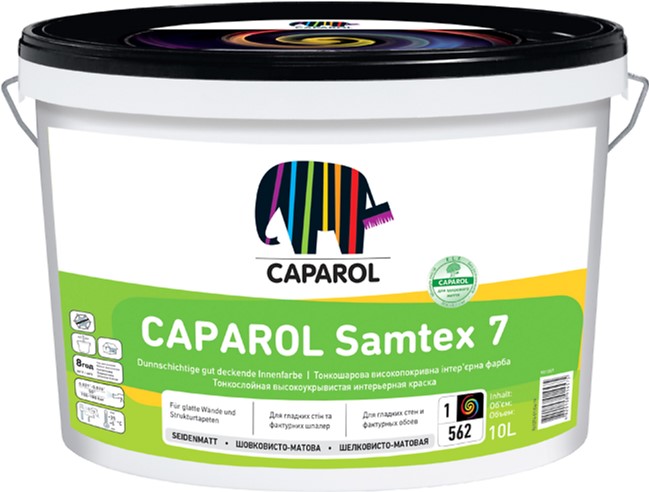 

Краска Caparol Samtex 7 E.L.F. B1 2.5 л Белая (901358)