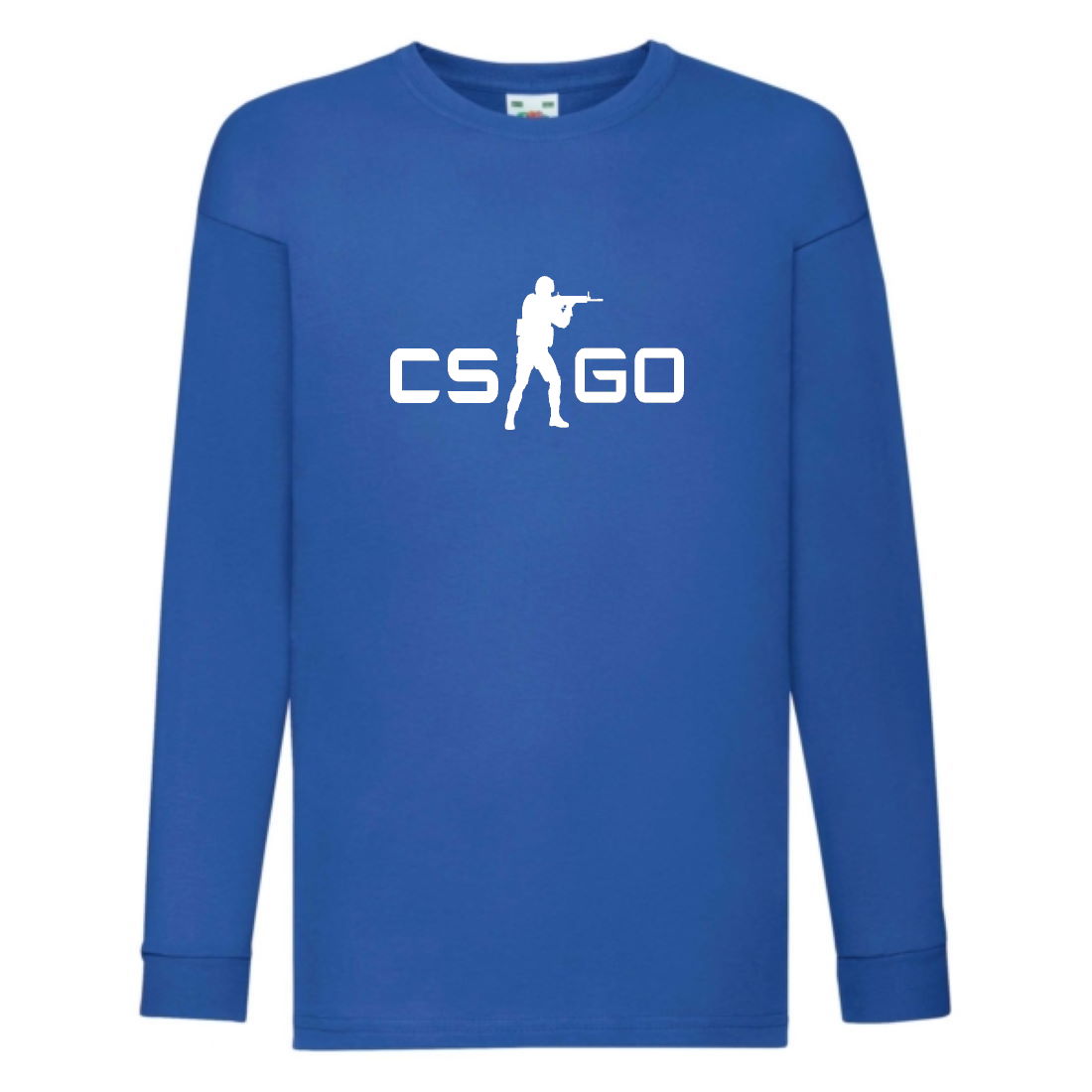 

Лонгслив реглан Контр Страйк 0014 (CS GO) синий (CSG blu 0014) 116 см