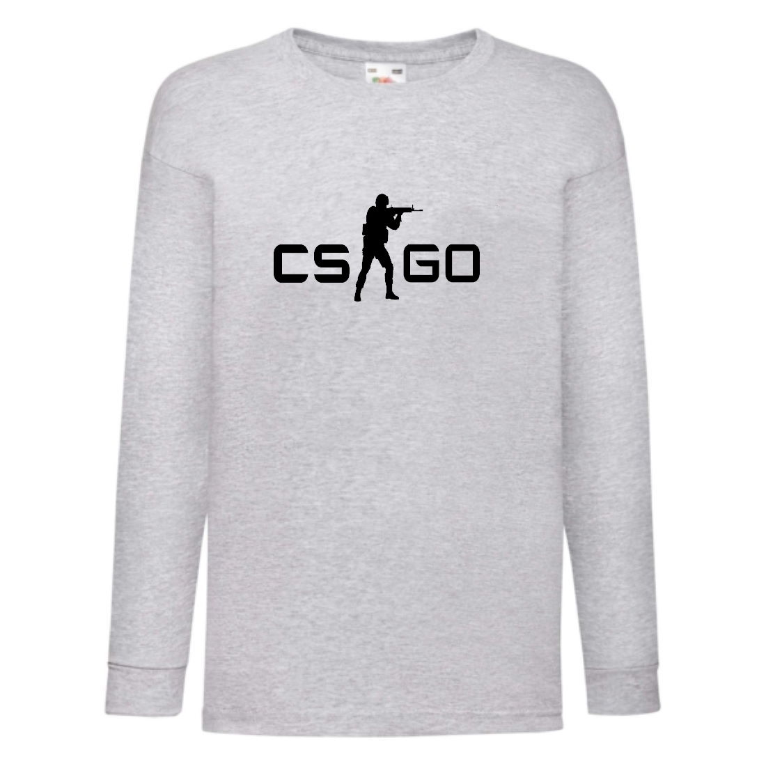 

Лонгслив реглан Контр Страйк 0014 (CS GO) серый (CSG gry 0014) 116 см