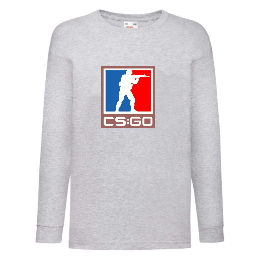 

Лонгслив реглан Контр Страйк 005 (CS GO) серый (CSG gry 005) 164 см