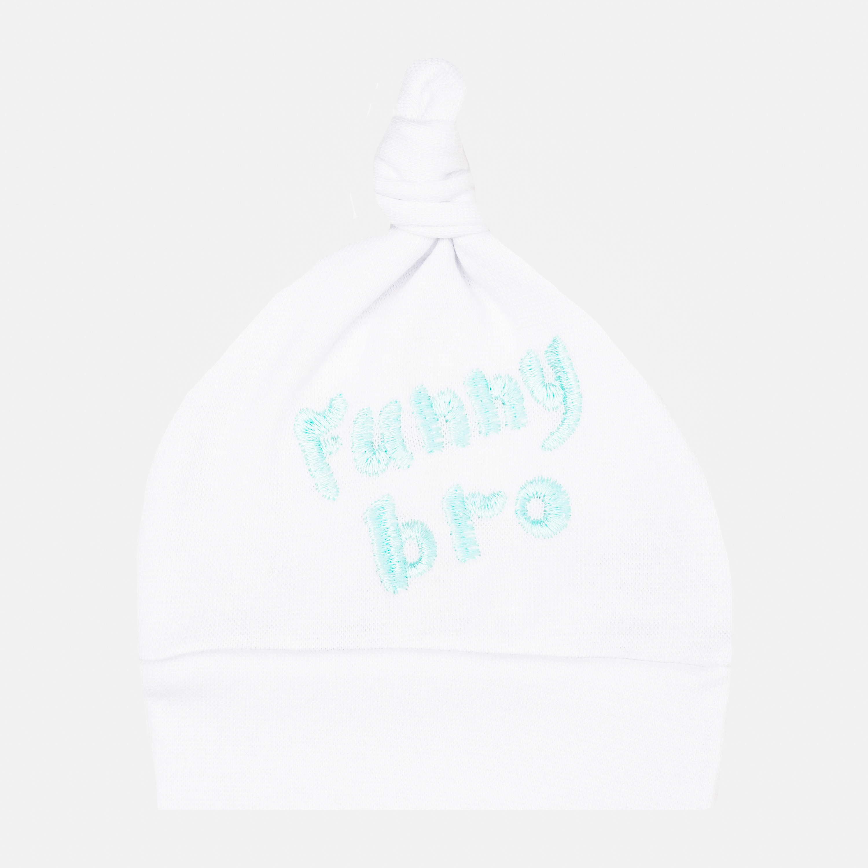 

Шапочка Baby Veres Funny Bro white 106-2.89-1 44 см Белая