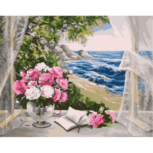 

Картина по номерам "У моря" КНО2072 (15-59064)