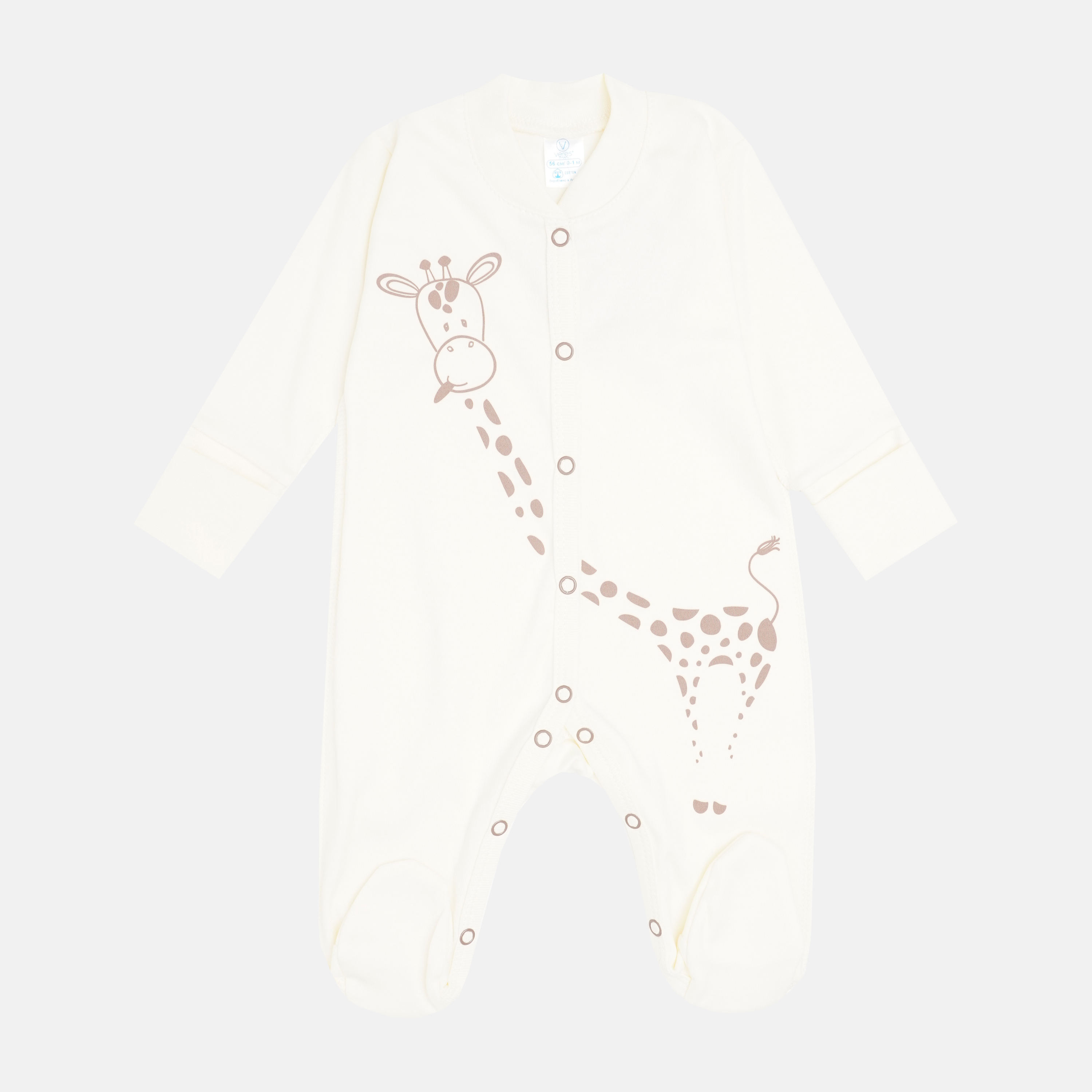 

Человечек Baby Veres Giraffe crem 102.94-3 56 см Молочный