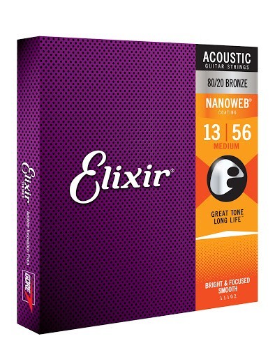 

Струны для акустической гитары Elixir AC NW M (13/56)